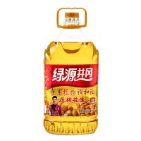 綠源井岡 壓榨花生食用植物調(diào)和油5L 物理壓榨 廠家直銷(xiāo)